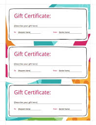 Blank award certificate template for word. Gift Certificate Template Free Download Wondershare Pdfelement