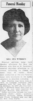 Obituary for Ida Warren