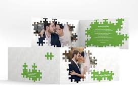 Dankeskarte Hochzeit Puzzle Din Lang Klappkarte Dankeskarten Danke Karte Und Dankeskarte Hochzeit