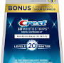 Crest Whitening strips from www.amazon.com