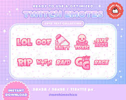 10x Cute Pink Sparkle Twitch Emote Badges Kawaii Etsy In 2022 Text Emotes Twitch Pink Sparkle