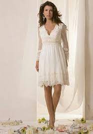 Casual Wedding Dresses For Second Marriages Casual Wedding Dress Casual Wedding Dress Short Second Wedding Dresses Knee Length Wedding Dress