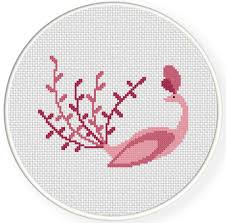 Maybe you would like to learn more about one of these? Charts Club Members Only Pink Peacock Cross Stitch Pattern Daily Cross Stitch