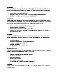 Checklist for critiquing book, paper, novel or article. How To Write A Character Analysis With Pictures Wikihow