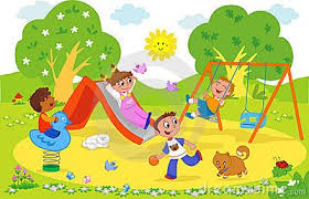 29 Gambar Kartun Bermain Di Taman Gambar Kartun Ku