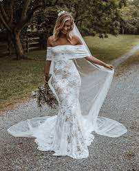 Peaches Gown Lace Wedding Dress Grace Loves Lace Wedding Dresses Wedding Gowns With Sleeves Modest Wedding Dresses Ball Gown