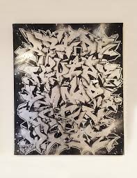 The easiest way to create consistent graffiti alphabets in a similar style and composition is to use grids. Graffiti Alphabet Canvas Chrome Abc Mirza Design Com