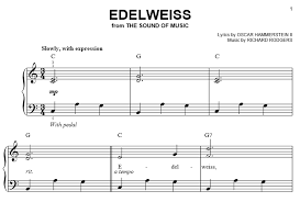 It is based on the memoir of maria von trapp, the story of the trapp family singers. Edelweiss Piano Sheet Music