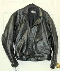 Vintage 4 Star Motorcycle Leather Jacket Thick Black Size 50 Heavy Hcr 4star Motorcyclejacket Leather Jacket Leather Motorcycle Jacket Jackets