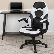 Save $$$ and get the best home & home improvement prices with slickdeals. Flash Furniture Ch 00095 Wh Gg High Back White Leathersoft Swivel Office Chair Video Game Chair With Flip Up Arms Gaming Chair Chair Office Chair