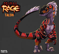 primal rage talon by hellraptorstudios on deviantart dinosaur images primal carnage creature concept art