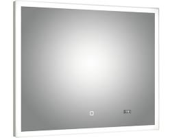 Popspark miroir salle de bain avec éclairage led 9w lampe de miroir 50x70cm miroir lumineux solide verre trempé. Miroir De Salle De Bains A Led Avec Horloge Pelipal Filo Rustico 70x90 Cm Ip44 Acheter Sur Hornbach Ch