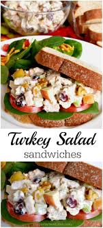Simple Turkey Salad Sandwiches Leftover Turkey Meal Recipe Turkey Salad Sandwich Turkey Salad Turkey Recipes