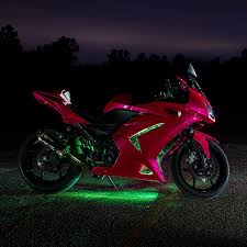 Motorcycle Led Lighting Kit Multi Strip Remote Activated Rgb Color Changing Kit Super Bright Leds