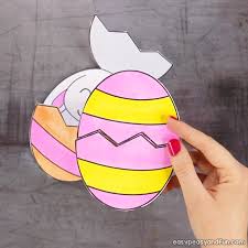 Use the eggs as fun coloring pages or decorate them by gluing various materials like paper, stickers, buttons or washi tape. Surprise Easter Eggs Craft Easy Peasy And Fun