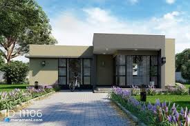 Modern house plans proudly present modern architecture, as has already been described. 1 Bedroom House Plans