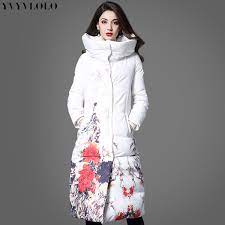 Affordable and search from millions of royalty free images, photos and vectors. Clothing Shoes Accessories Womens Down Warm Coat Slim Long Winter Floral Print Winter Jacket Parka Outwear Women S Clothing