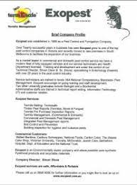 A fumigation and pest control service company you can trust. Pest Control Company Profile 5 Templates For Free Demplates