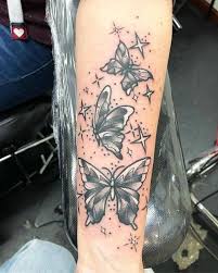 Black And Grey Butterfly Tattoo Designs Black And Grey Butterflies Tattoo By Jarod Butterfly Tattoo Butterfly Tattoo On Shoulder Tattoos