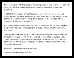 Best sample email for responding to an angry customer. Communicating With Your Customers In Uncertain Times Ometria