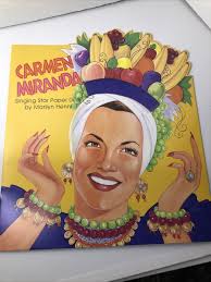 CARMEN MIRANDA Paper Doll Book SIGNED by ARTIST MARILYN HENRY UNUSED & MINT 