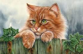 Kedi Ve Kopek Temali Dekupaj Desenleri Kedi Sanati Kedi Kediler Ve Yavrulari