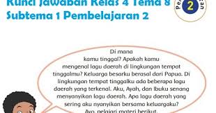We did not find results for: Lengkap Kunci Jawaban Kelas 4 Tema 8 Subtema 1 Pembelajaran 3 Simple News Kunci Jawaban Lengkap Terbaru