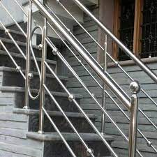 These posts are anchored securely to keep. Bar Stainless Steel Hand Railings Rs 200 Piece Imperio Railing Systems Id 9039207048