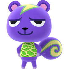 Black And White Squirrel Animal Crossing Static Animal Crossing Villagers Animal Crossing Animal Crossing Wild World
