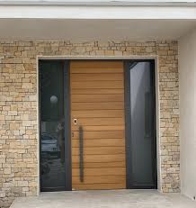 Porte d entrée bois alu. Pose D Une Porte D Entree En Bois Et Aluminium A Rouen Logikinov Fenetres Portes Et Pergolas A Caen