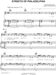Try it on streets of philadelphia other versions premium. Streets Of Philadelphia Sheet Music 3 Arrangements Available Instantly Musicnotes