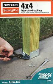 Discover how quick and easy installing wood posts is when you use post anchors from decksdirect.com. 4x4 Post Base Products For Sale Ebay
