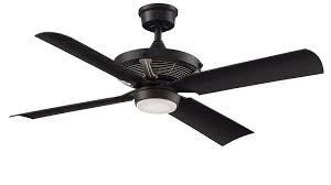 Wet rated outdoor ceiling fans these fans can be used in any location both indoors and outdoors, covered or uncovered, dry, damp or wet! Fanimation 52 Pickett 4 Blade Outdoor Led Standard Ceiling Fan With Wall Control And Light Kit Included Reviews Wayfair