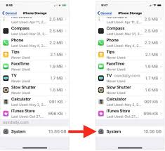 On your mac, click the apple logo on the top left corner of the menu bar select about this mac from the drop down menu select storage in the popup window How To Reduce System Storage Size On Iphone Or Ipad Osxdaily