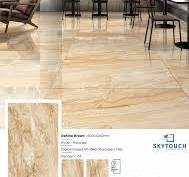 Wholesale Modern Design Beige Marble Sand Veins Glazed Polished Porcelain  Floor Tiles 600x600 600x1200 800x800mm Bathroom House indian manufacturer