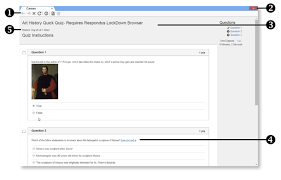 Lockdown browser is a locked browser for taking quizzes and exams in canvas. Article Respondus Lockdown Browser