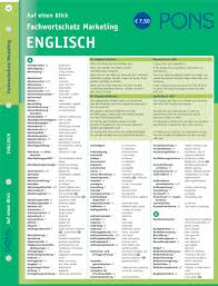 Über 100.000 englische übersetzungen von deutsche wörtern und ausdrücken. Pons Fachwortschatz Auf Einen Blick Marketing Alte Ausgaben