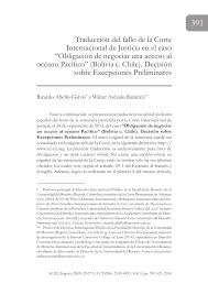 El presidente de chile, sebastián piñera, lamentó la pérdida de derechos económicos que supone el área de delimitación marítima fronteriza que el tribunal de la haya falló a favor de perú. Pdf Traduccion Del Fallo De La Corte Internacional De Justicia En El Caso Obligacion De Negociar Una Acceso Al Oceano Pac Ifico Bolivia C Chile Decision Sobre Excepciones Preliminares