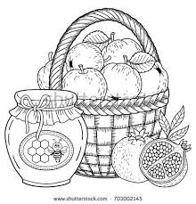 Autumn Vector Coloring Page For Adults Black And White Background Silhouette Harvest Of Ripe Applesapples Con Imagenes Paginas Para Colorear Dibujos Para Colorear Adultos