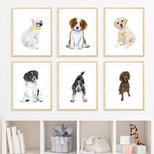 Puppy Nursery Prints Baby Room Decor Puppy Baby Room Etsy Puppy Baby Room Puppy Nursery Puppy Nursery Theme