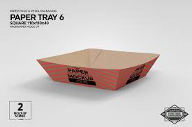 Download Paper Tray 110x110x40mm Mockup In 2020 Logo Design Inspiration Typography Free Packaging Mockup Packaging Mockup PSD Mockup Templates