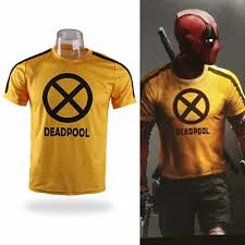 Wade's first deadpool costume is a white hoodie large ham: Men S T Shirts Deadpool 2 Superhero T Shirt Sport Short Sleeve Pullover X Trainee Top Plus Men Zulegers