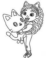 Right now, i recommend printable doll house coloring page for you, this post is related with free mexican coloring pages. Coloring Pages Gabby S Dollhouse Morning Kids