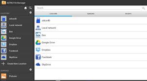 You can download the app file manager by astro (file browser) for android. Astro File Manager Para Android Decargar Gratis