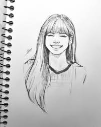 I do not own this fan art of #jenniekim of blackpink is created in #corelpaintermobile. Sk H Lisa Blackpink Drawing Easy Novocom Top