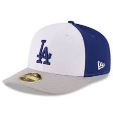 Los Angeles Dodgers New Era Front N Center Low Profile 59fifty Fitted Hat