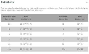 Speedo Size Guide