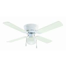42 Mainstays Hugger Indoor Ceiling Fan With Light White Walmart Com Walmart Com