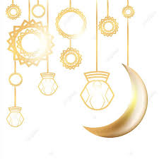 زينة زخرفة إسلامية ذهبية لرمضان كريم وعيد الفطر صور المتجهات مع المواد png di 2020 lentera bingkai foto ruang seni