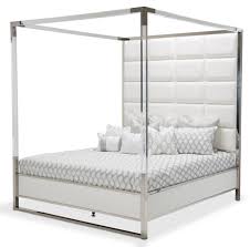 Not only bedroom sets california king, you could also find another pics such as black bedroom sets, sleigh bedroom sets, beautiful bedroom sets, panel bedroom sets, king size bedroom sets, poster bedroom. Aico State St California King Metal Canopy Bed In Glossy White 9016000ck4 116